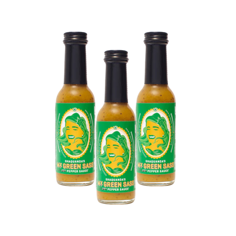 Mx. Green Sass Sauce Trio